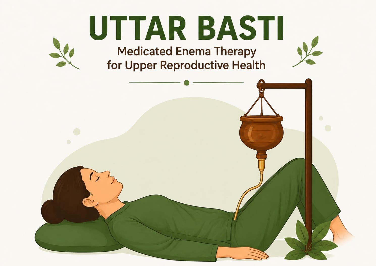 UTTAR BASTI therapy illustration